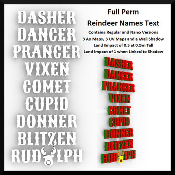 Detail Santas Reindeers Name List Nomer 35