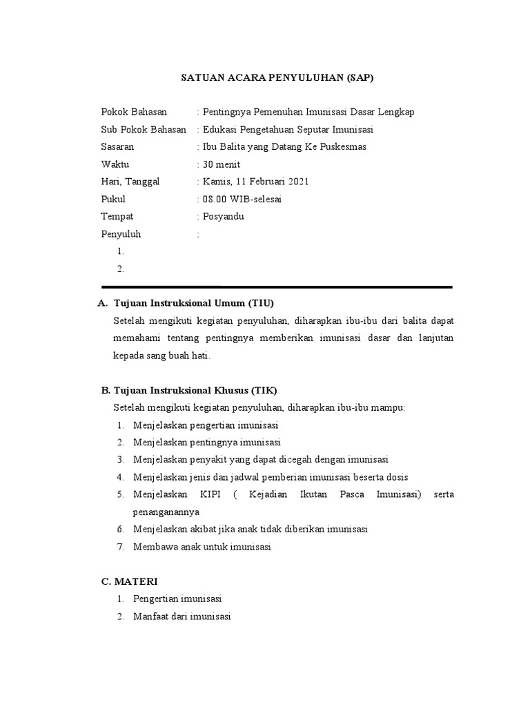 Detail Sap Imunisasi Nomer 11
