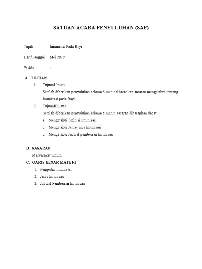 Detail Sap Imunisasi Nomer 12