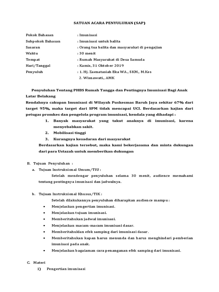 Detail Sap Imunisasi Nomer 17