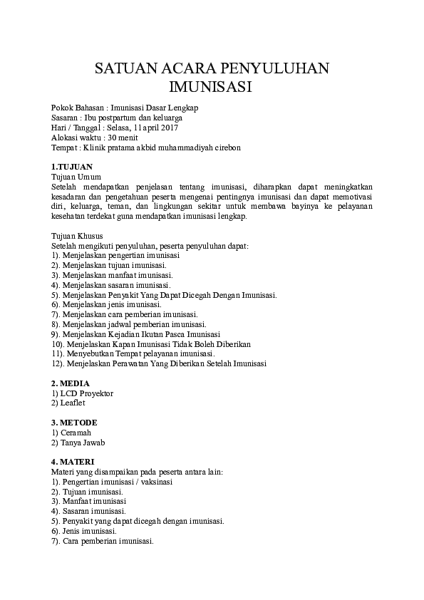 Detail Sap Imunisasi Nomer 6