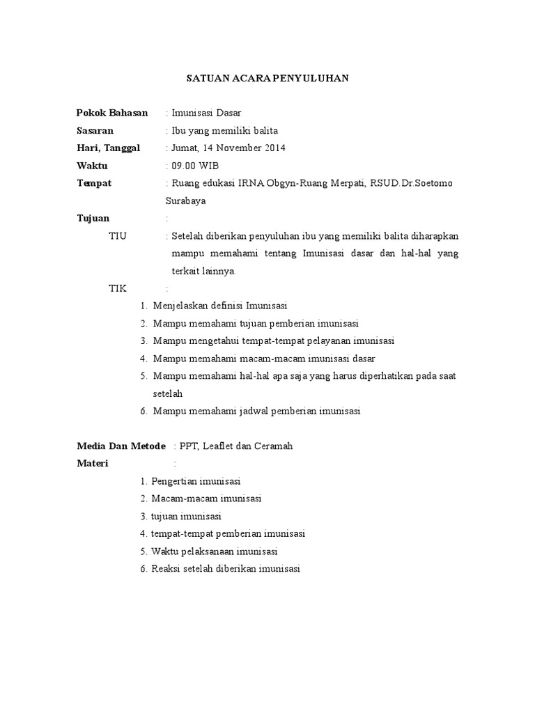 Detail Sap Imunisasi Nomer 52
