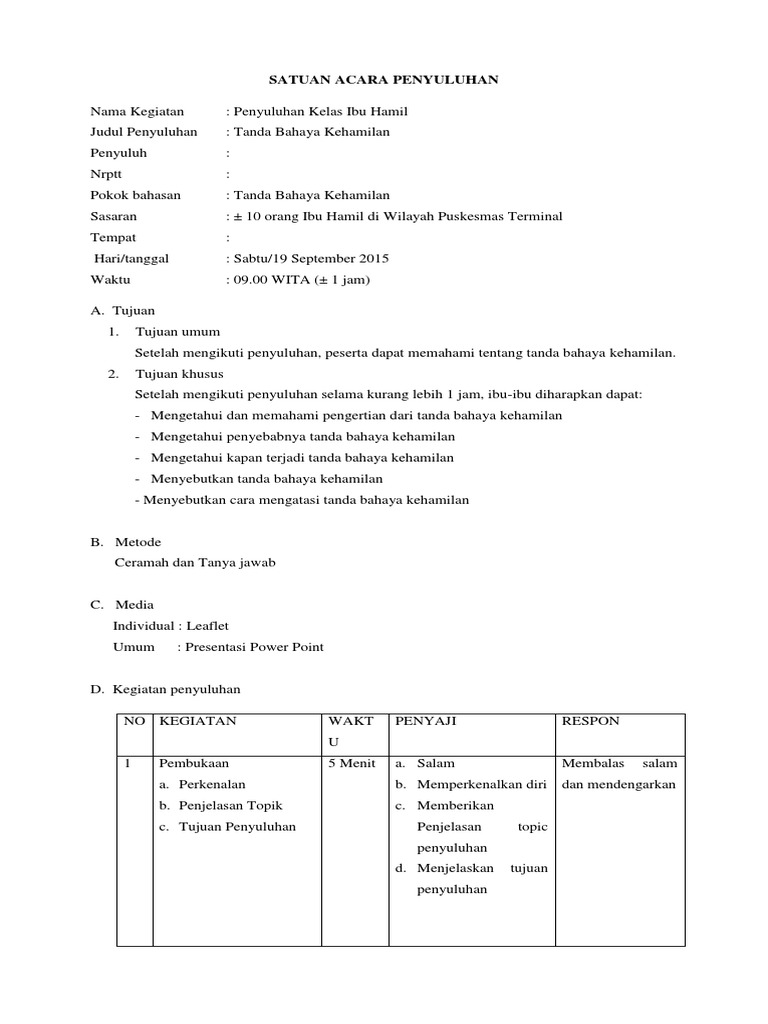 Detail Sap Kelas Ibu Hamil Nomer 8