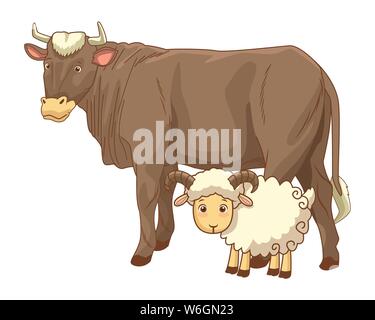 Detail Sapi Kambing Vector Nomer 14