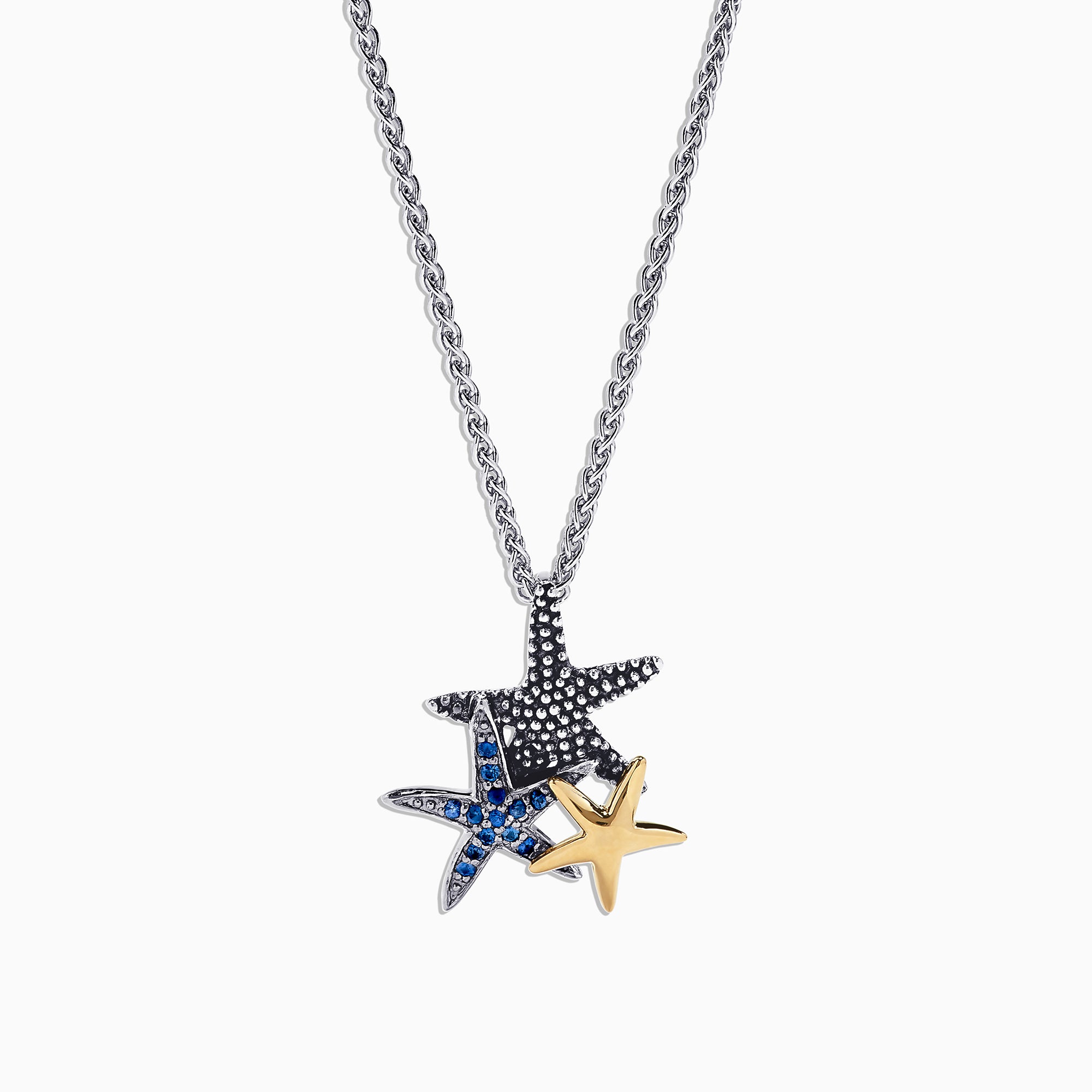 Detail Sapphire Starfish Necklace Nomer 5