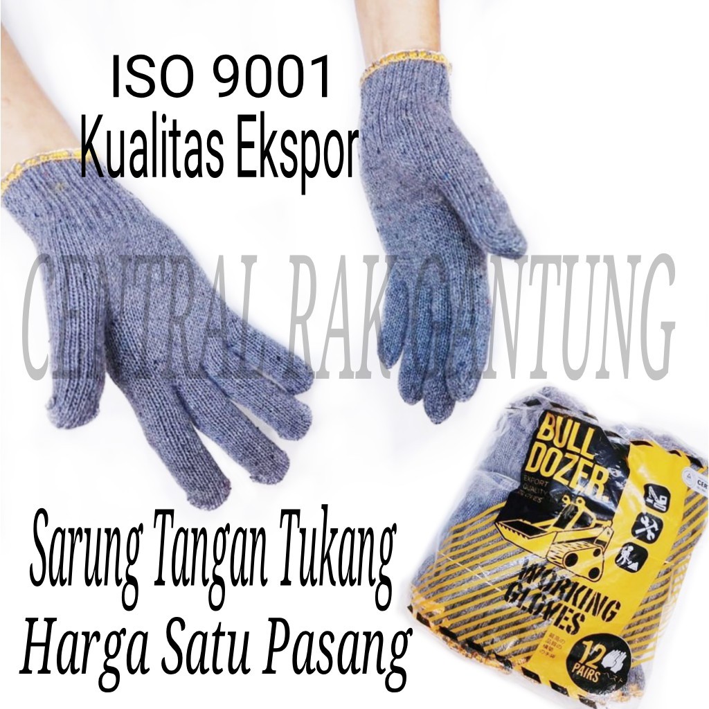 Detail Sarung Tangan Tukang Bangunan Nomer 40