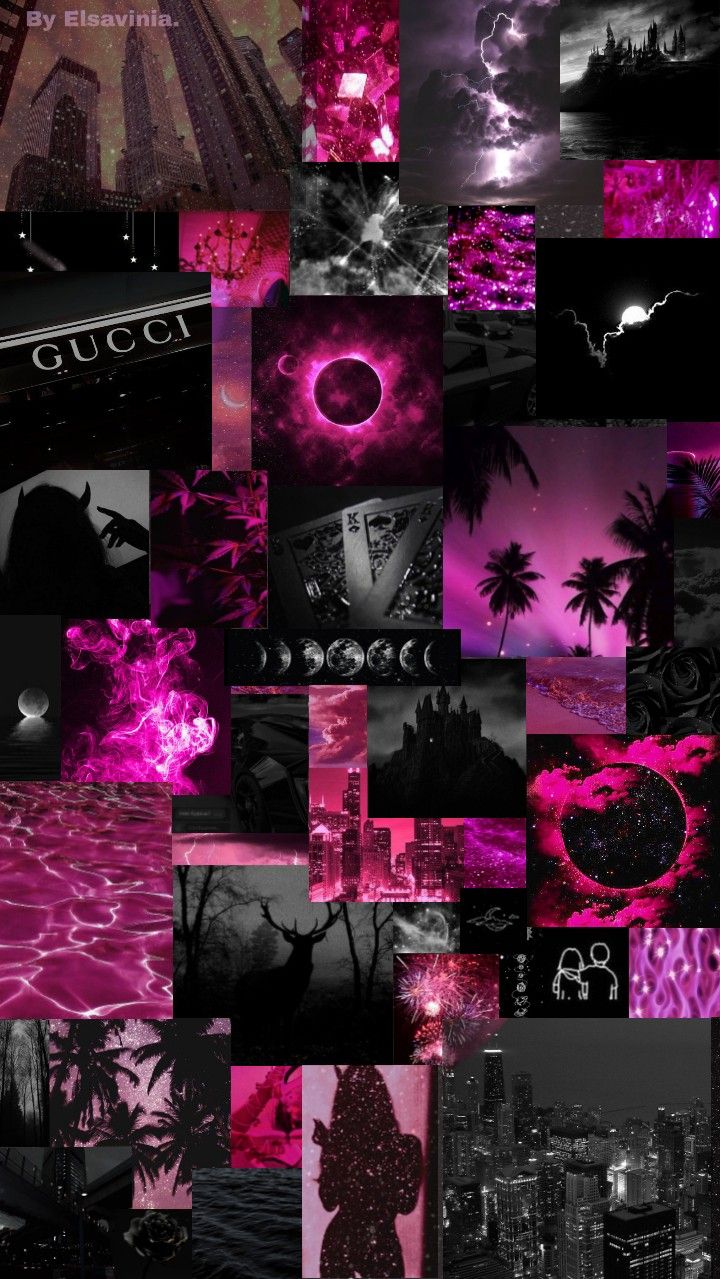 Wallpaper Pink Black - KibrisPDR