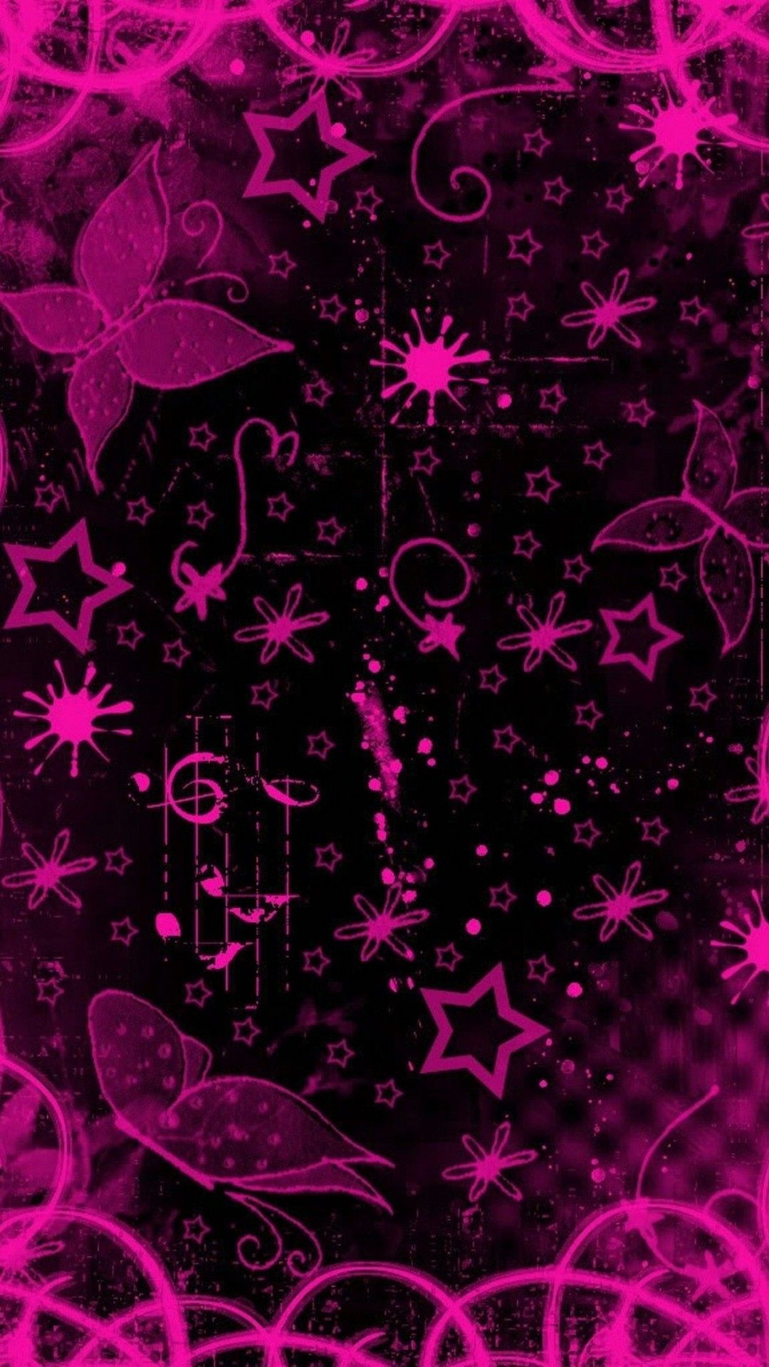 Detail Wallpaper Pink Black Nomer 2
