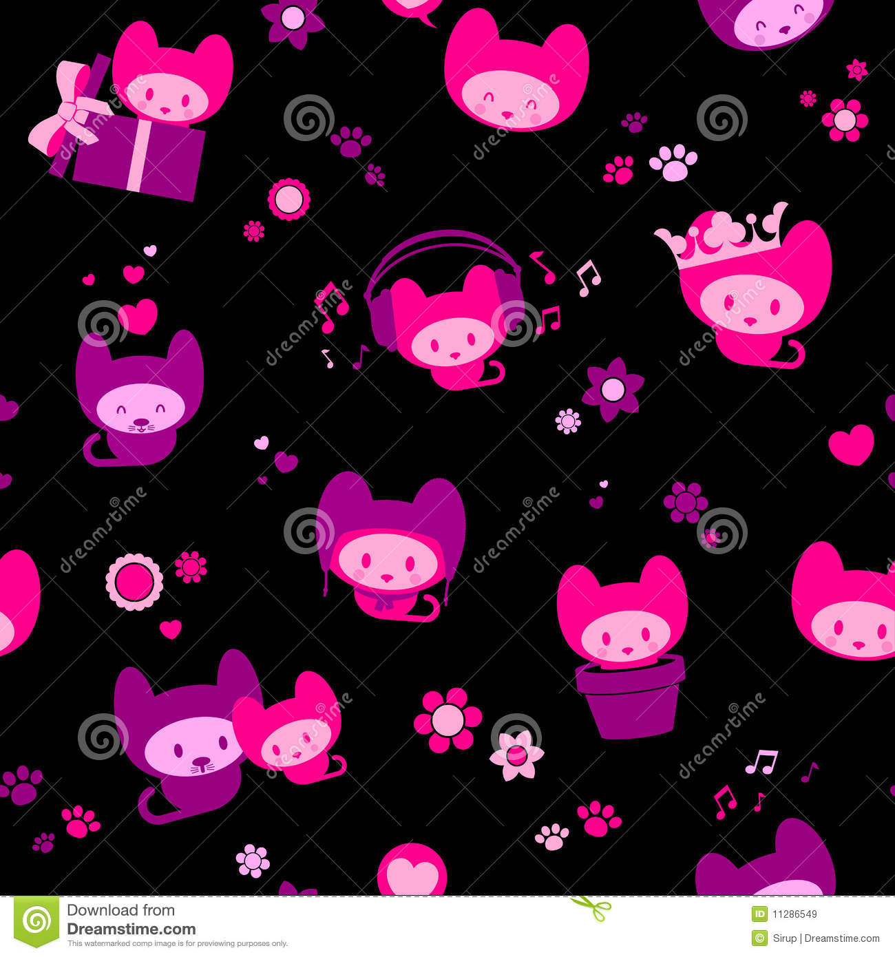 Detail Wallpaper Pink Black Nomer 50