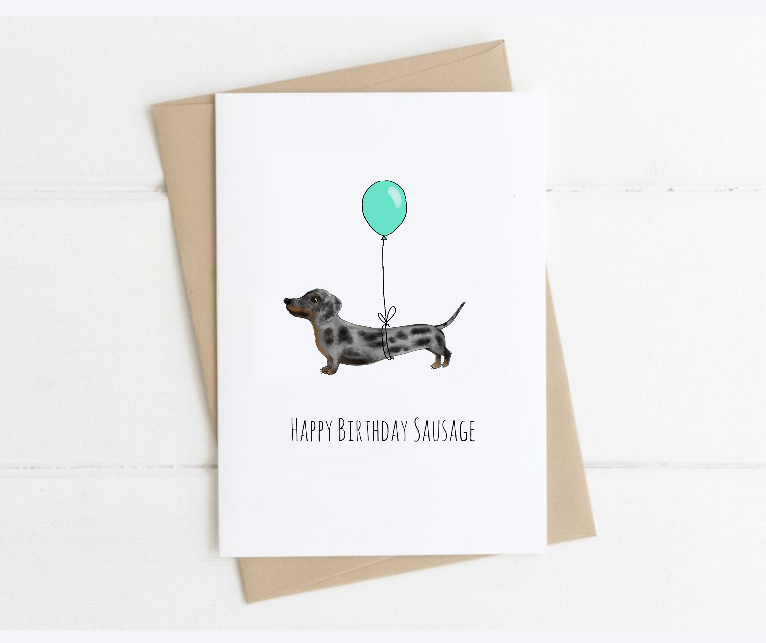 Detail Sausage Dog Happy Birthday Dachshund Nomer 33