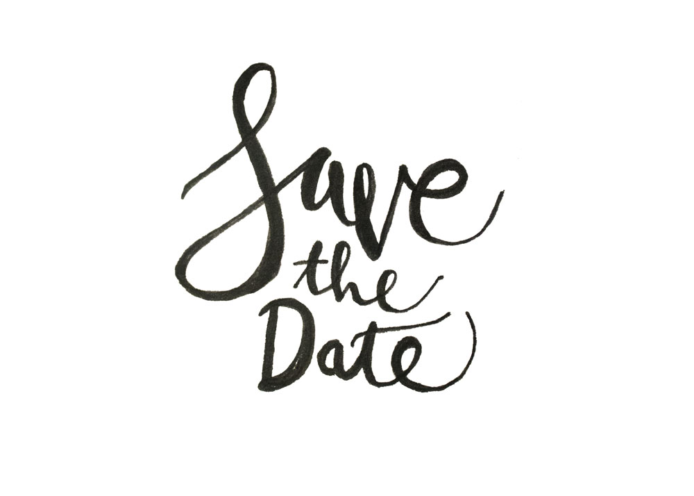Detail Save The Date Font Nomer 12