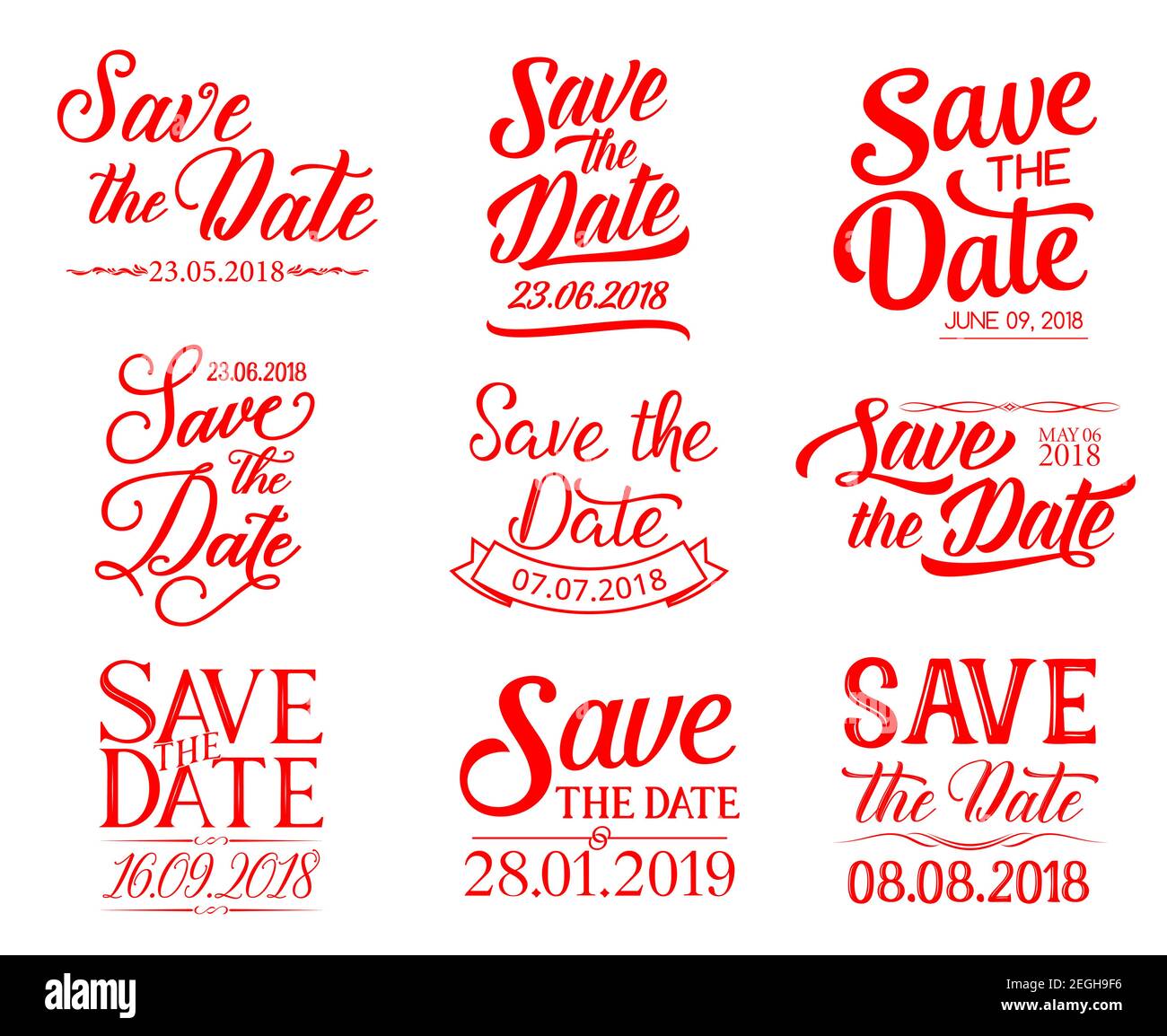 Detail Save The Date Font Nomer 13