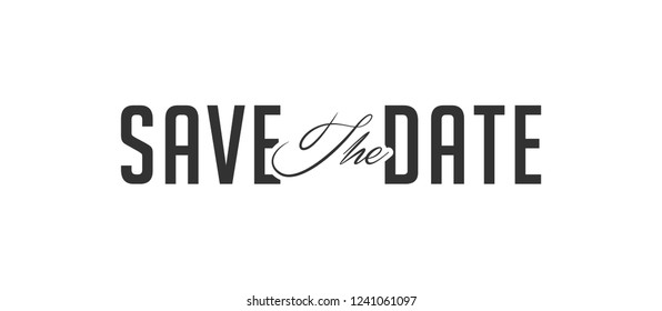 Detail Save The Date Font Nomer 26