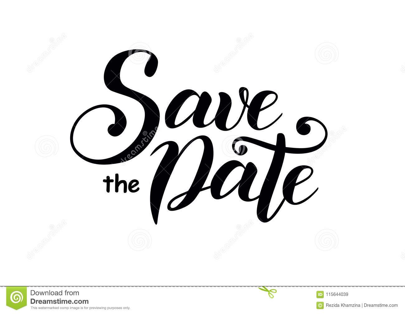Detail Save The Date Font Nomer 46