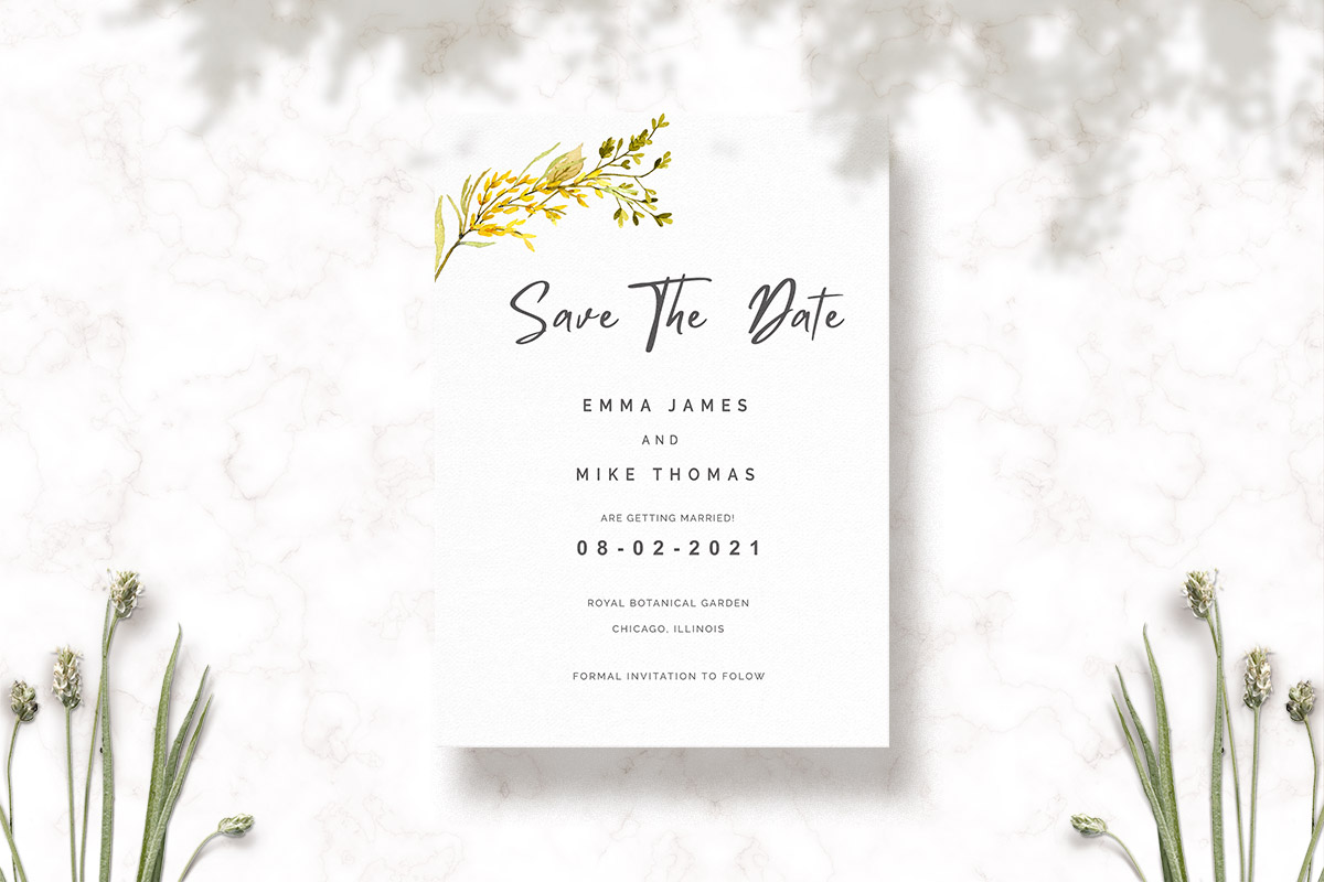 Detail Save The Date Font Nomer 50