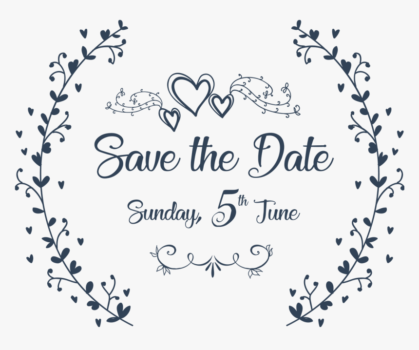 Detail Save The Date Png Transparent Nomer 6