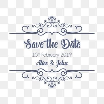 Detail Save The Date Vector Png Nomer 23