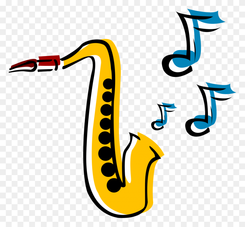 Detail Saxophone Clip Art Free Nomer 11