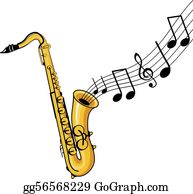 Detail Saxophone Images Clip Art Nomer 8