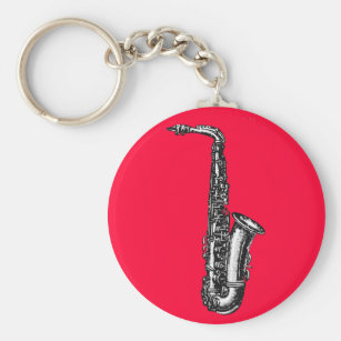 Detail Saxophone Keychain Nomer 56