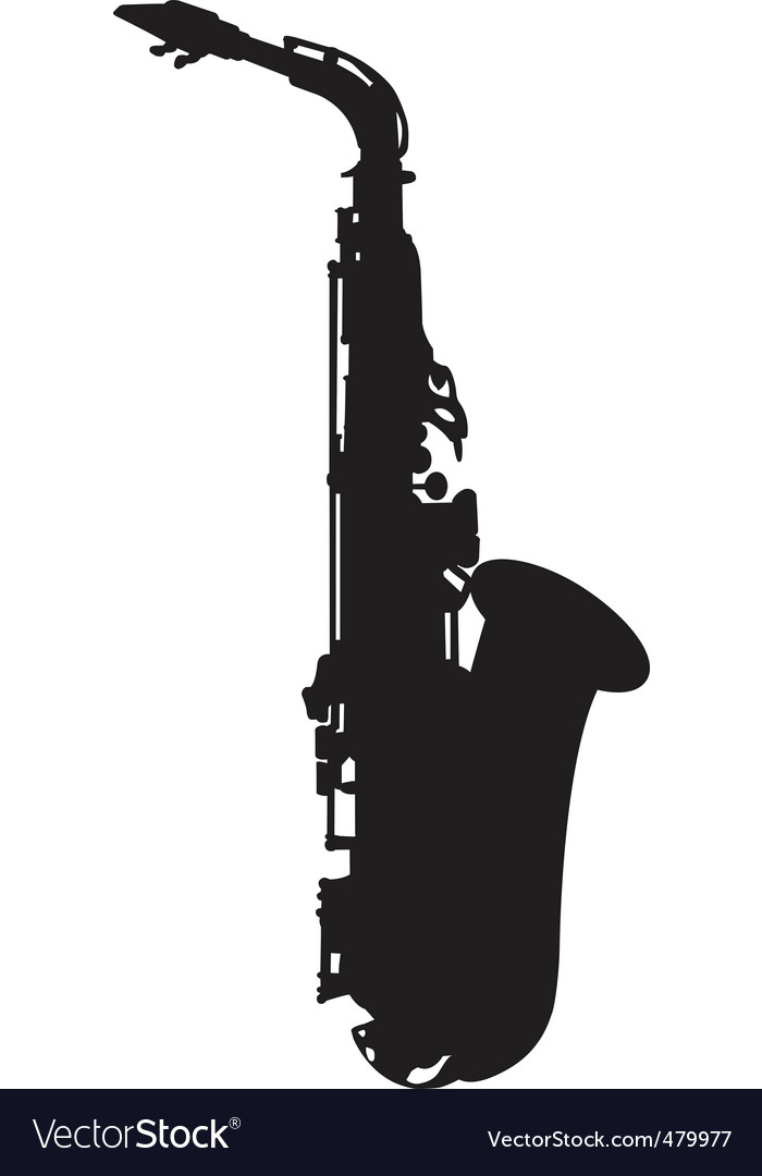 Detail Saxophone Silhouette Clip Art Nomer 13