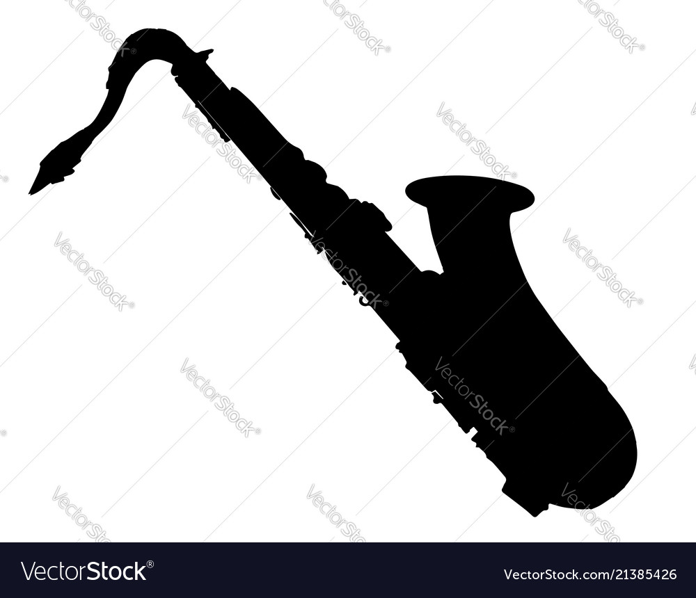 Detail Saxophone Silhouette Clip Art Nomer 24