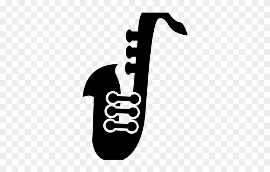 Detail Saxophone Silhouette Clip Art Nomer 29