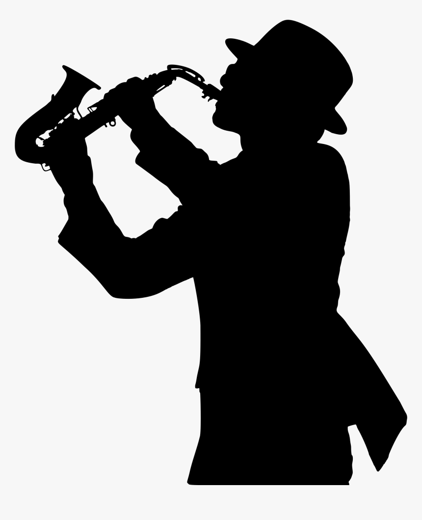 Detail Saxophone Silhouette Clip Art Nomer 31