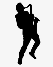 Detail Saxophone Silhouette Clip Art Nomer 48