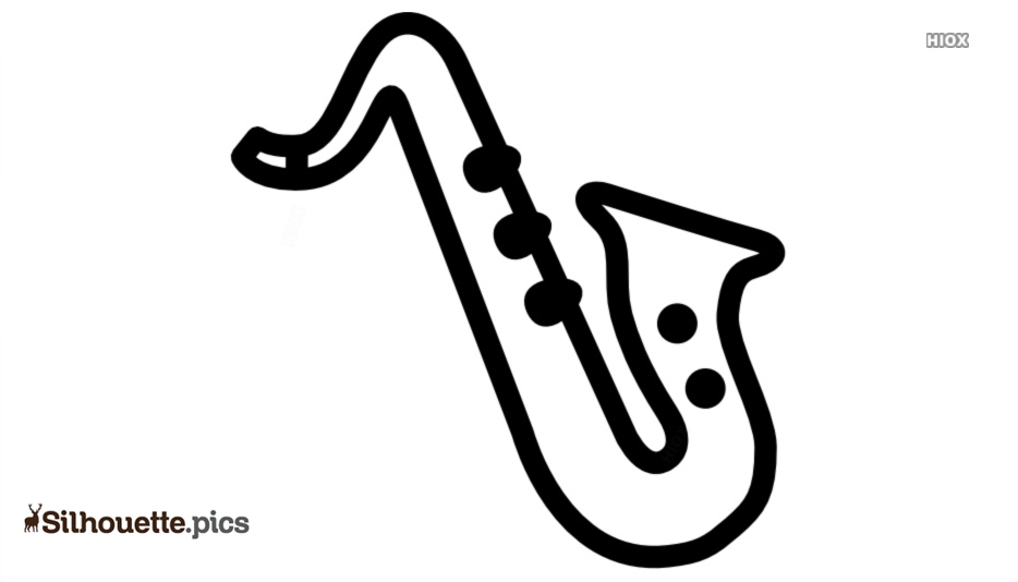 Detail Saxophone Silhouette Clip Art Nomer 49