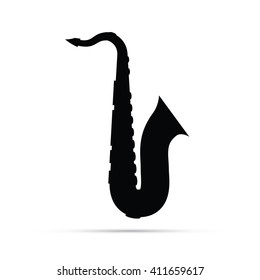 Detail Saxophone Silhouette Clip Art Nomer 6