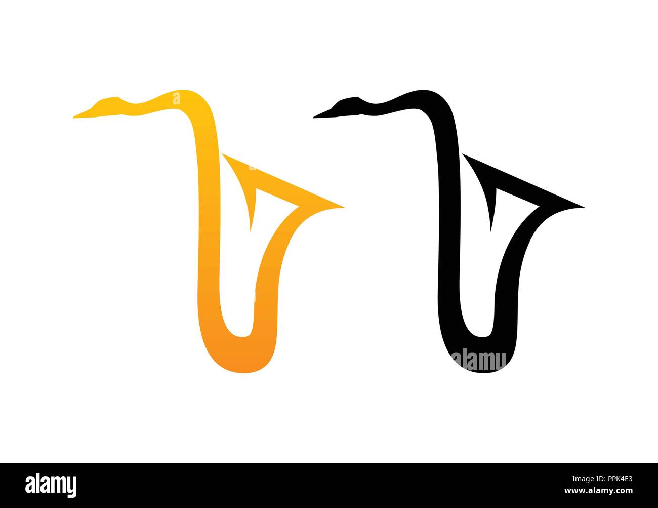 Detail Saxophone Silhouette Vector Nomer 20