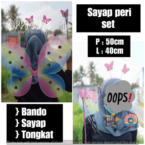 Detail Sayap Peri Mainan Nomer 46