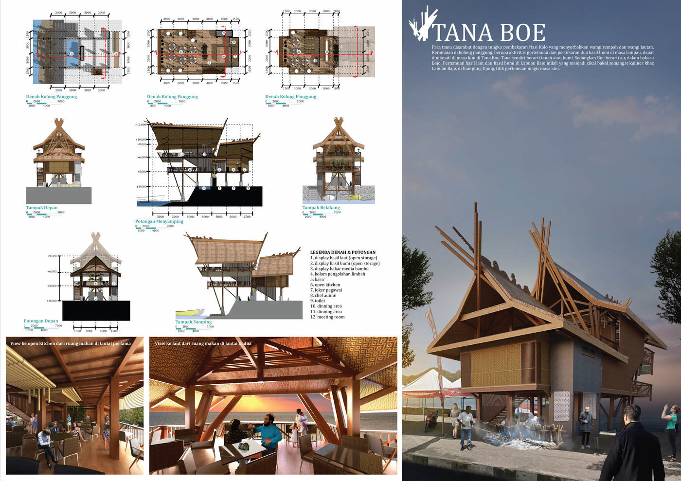 Detail Sayembara Desain Restoran Nusantara Nomer 3