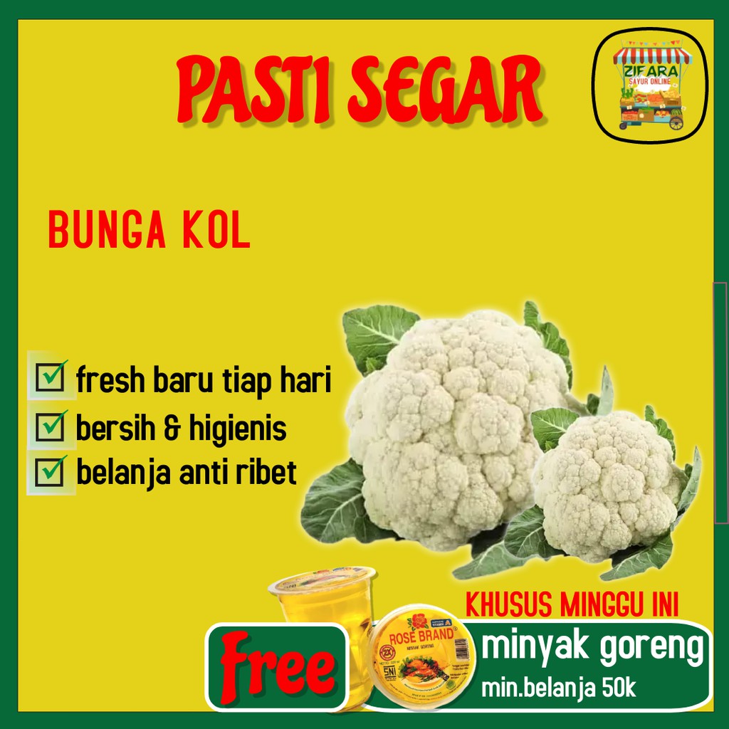 Detail Sayur Bunga Kol Nomer 46