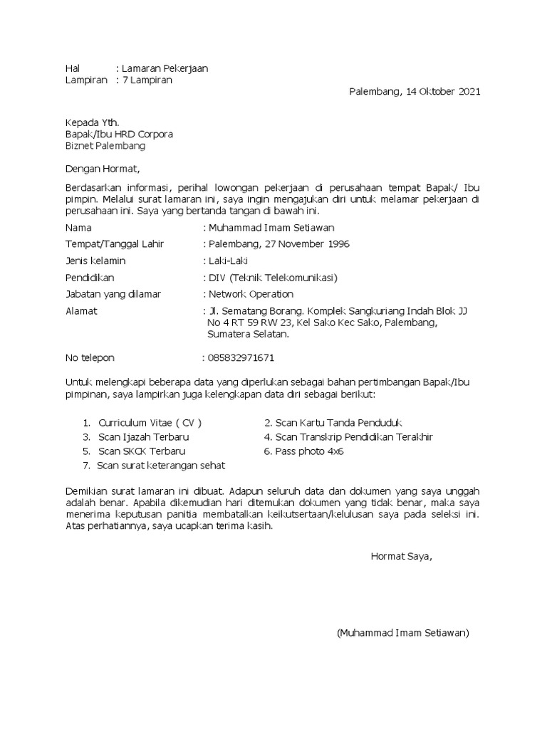 Detail Scan Surat Lamaran Nomer 56