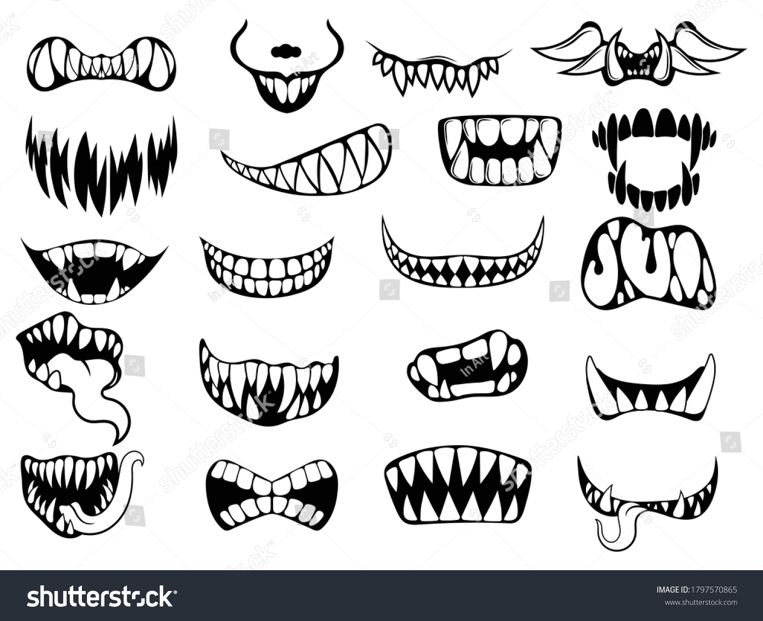 Detail Scary Smile Nomer 25