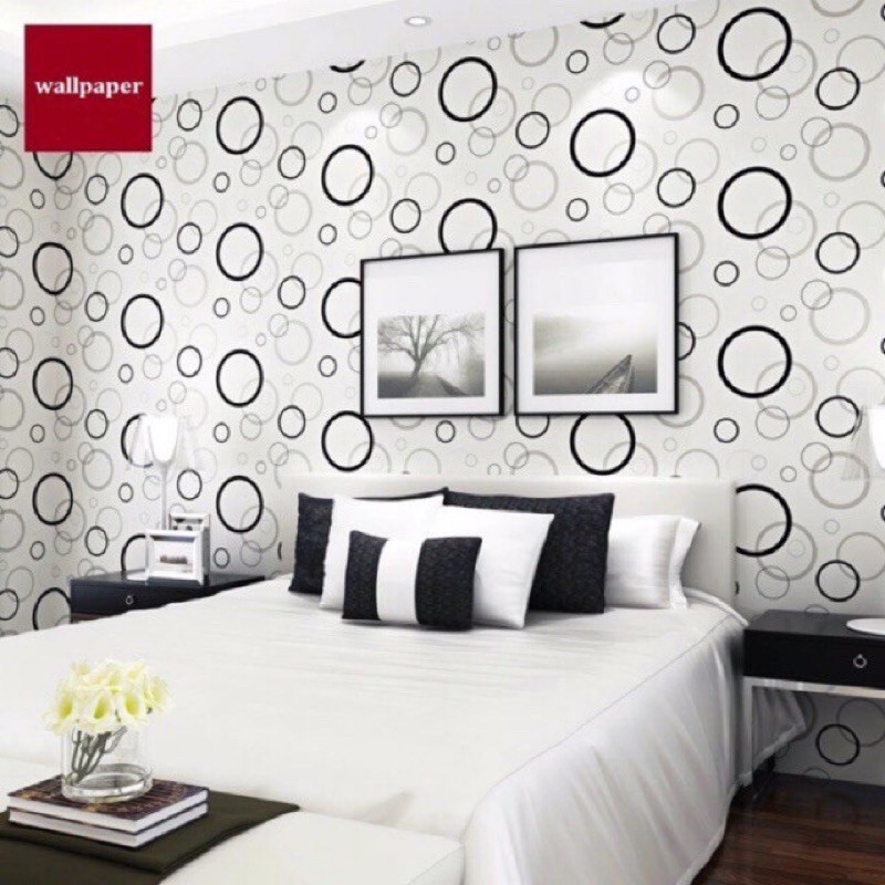 Detail Wallpaper Polkadot Hitam Putih Nomer 15