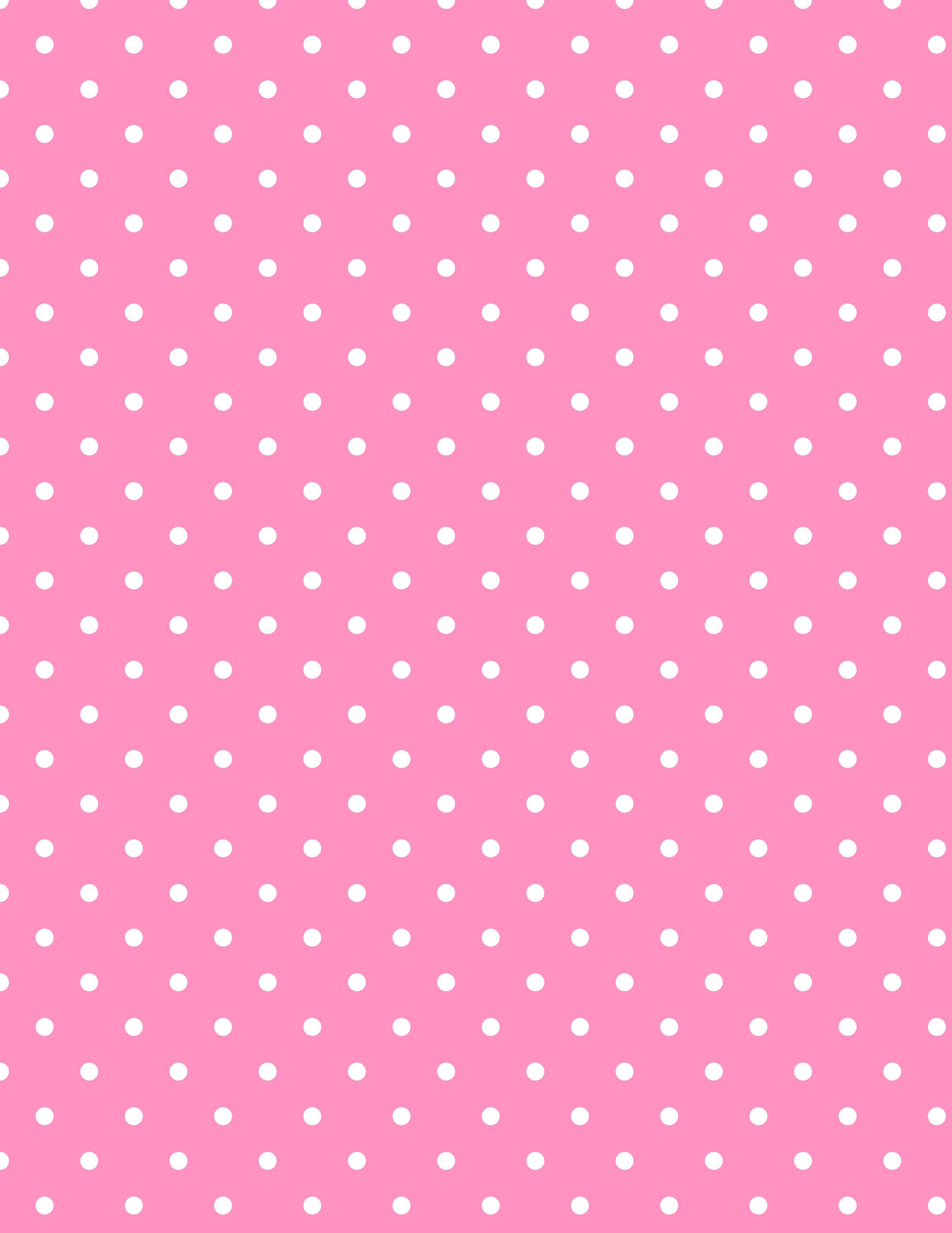 Wallpaper Polkadot Pink Soft - KibrisPDR