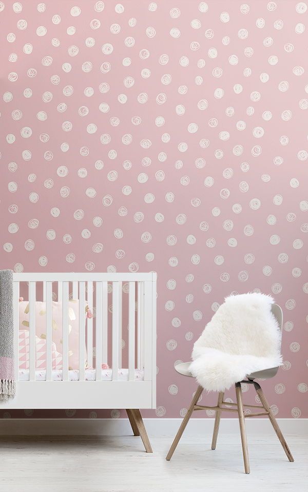 Detail Wallpaper Polkadot Pink Soft Nomer 25