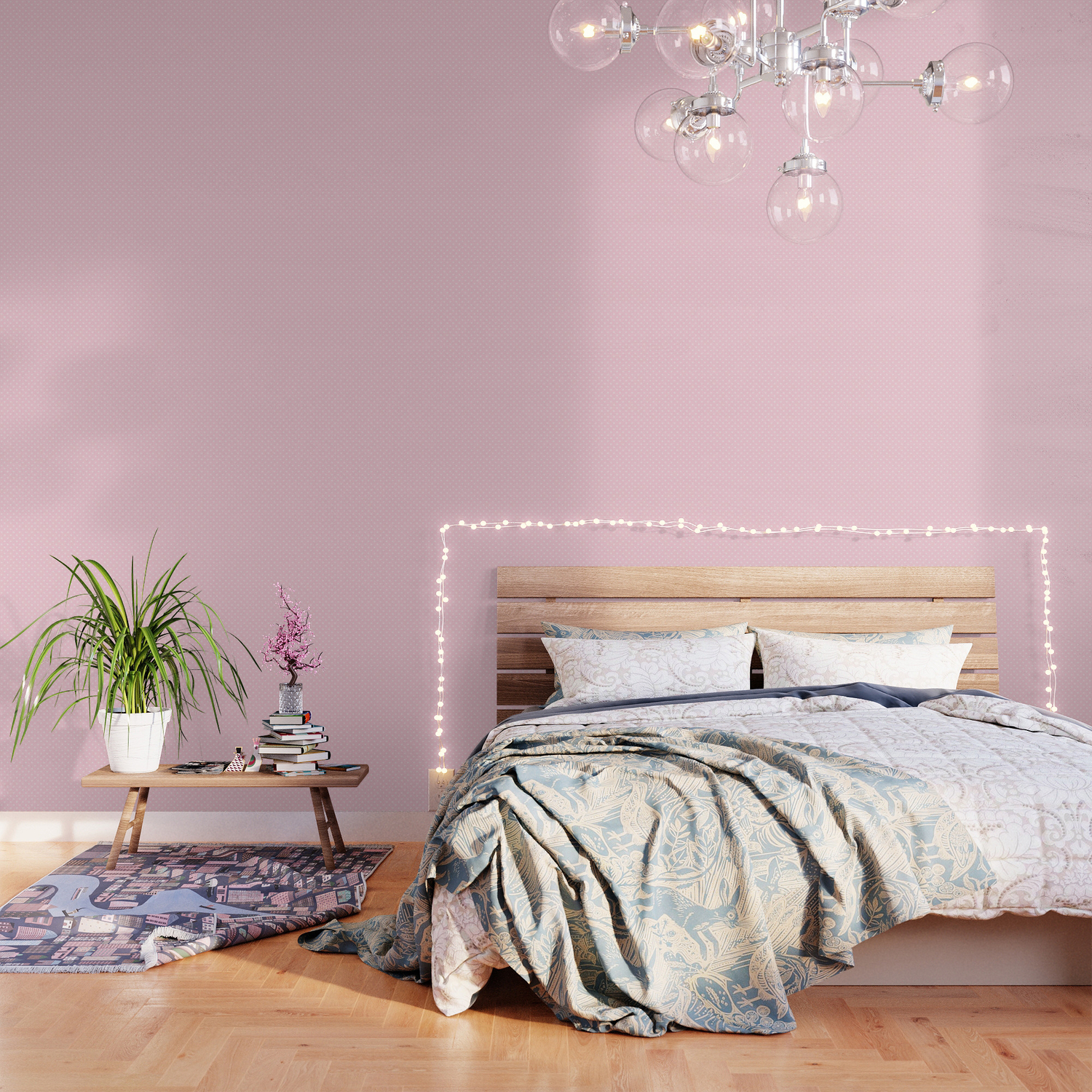 Detail Wallpaper Polkadot Pink Soft Nomer 27