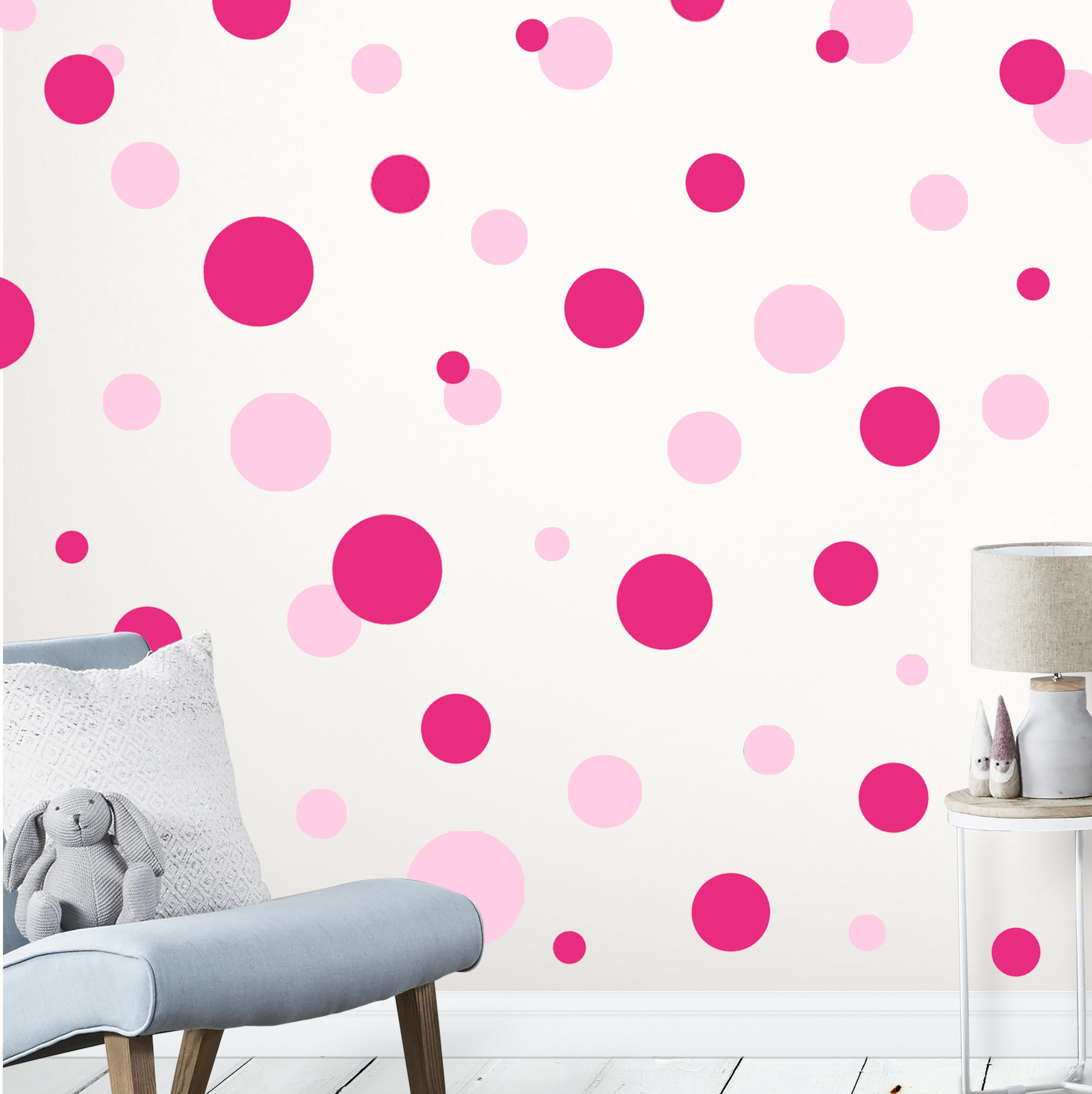 Detail Wallpaper Polkadot Pink Soft Nomer 43