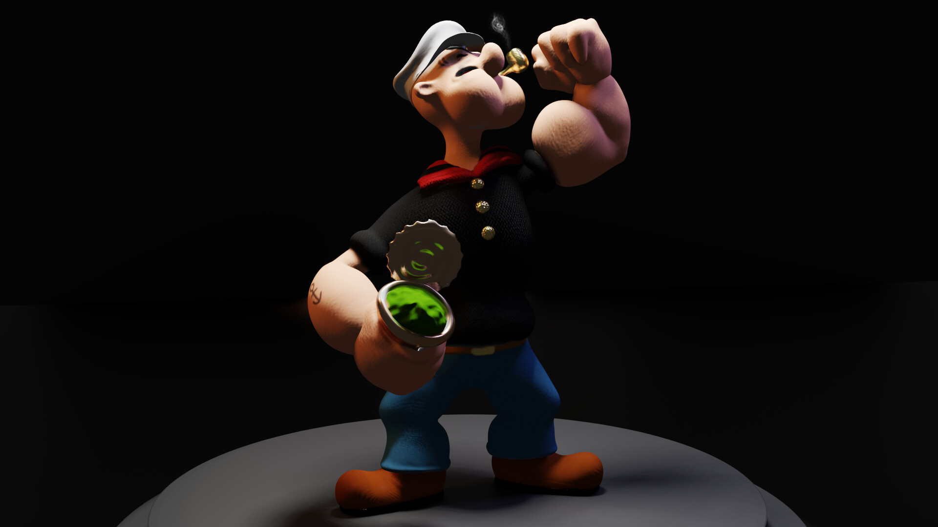 Detail Wallpaper Popeye 3d Nomer 25