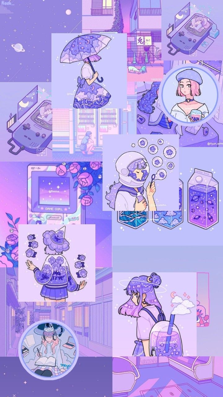 Detail Wallpaper Purple Cute Nomer 21