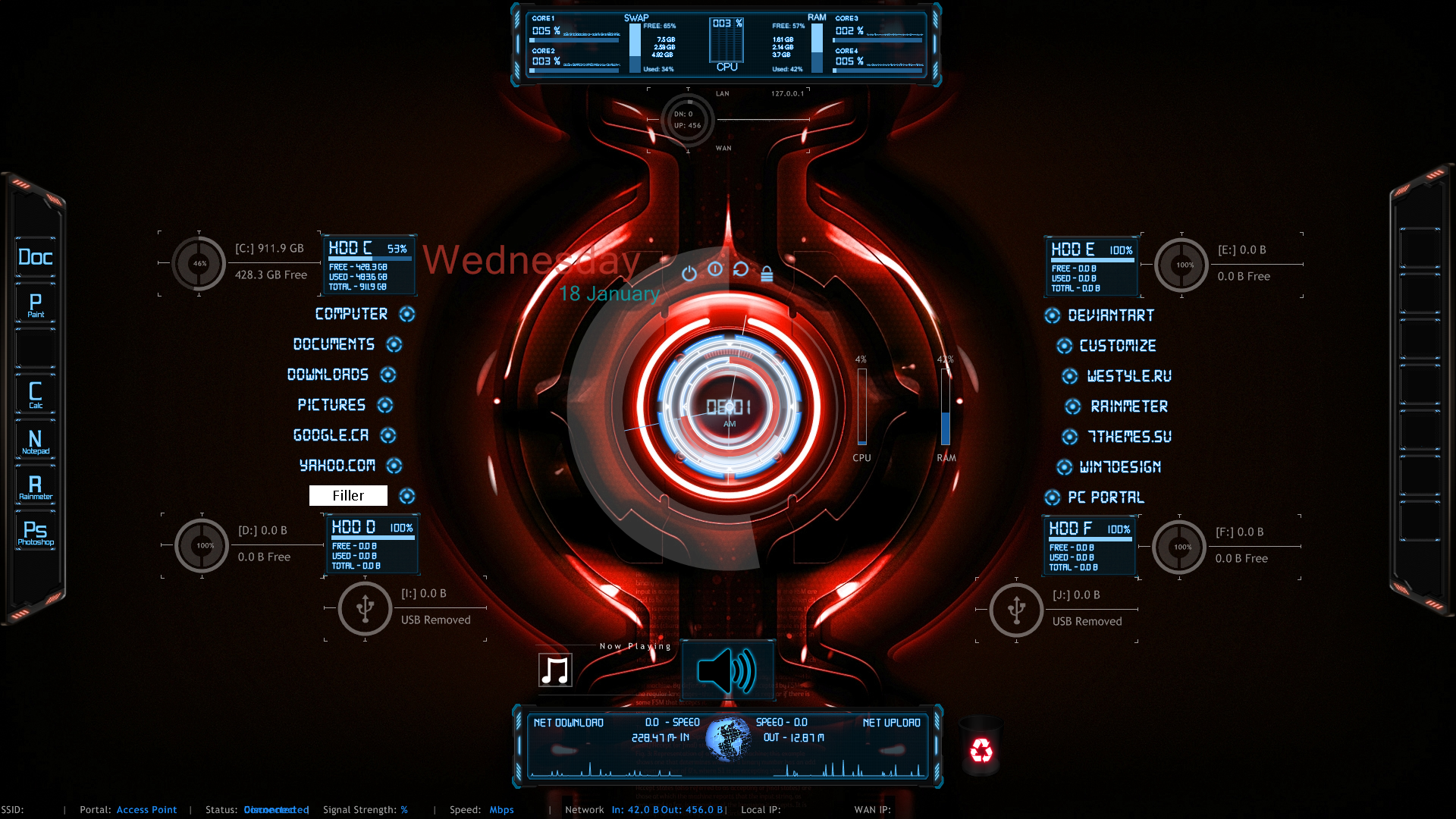 Detail Wallpaper Rainmeter Nomer 12