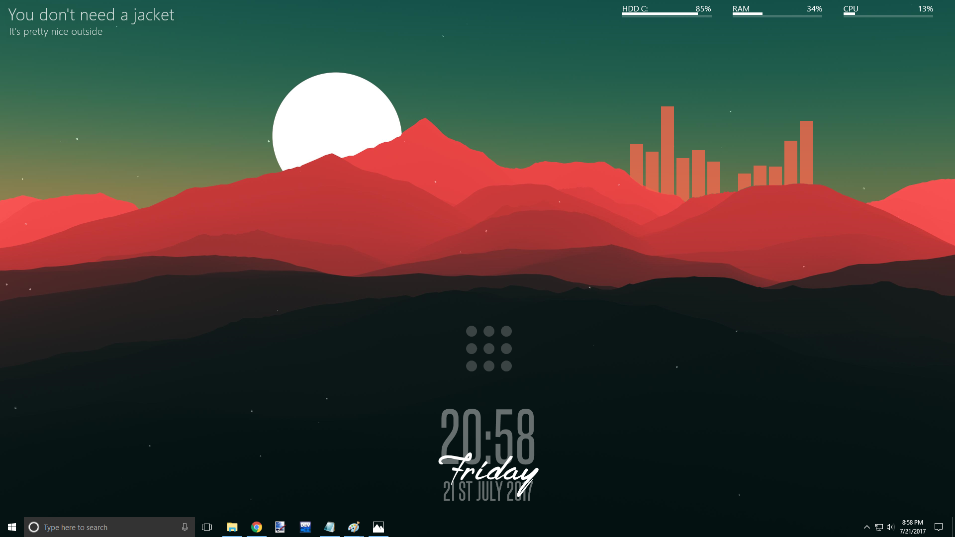 Detail Wallpaper Rainmeter Nomer 8