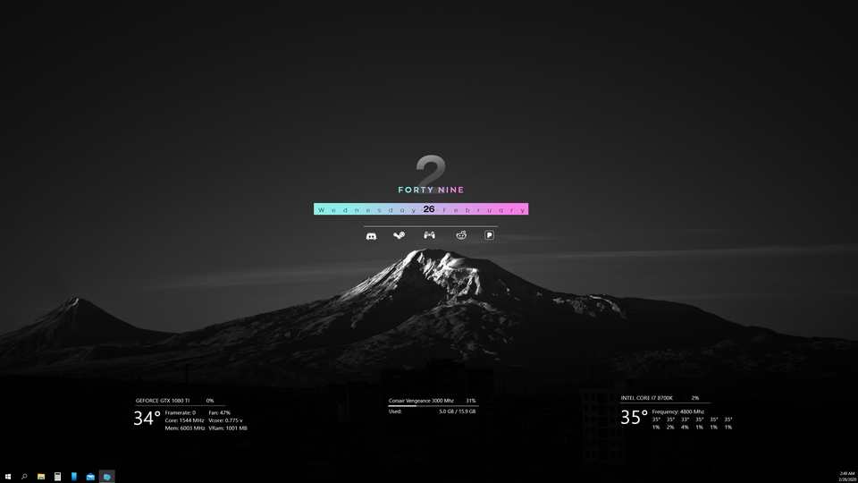 Detail Wallpaper Rainmeter Nomer 10