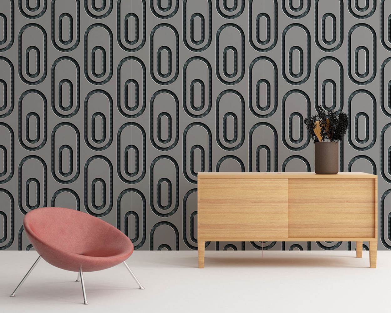 Detail Wallpaper Retro Modern Nomer 29