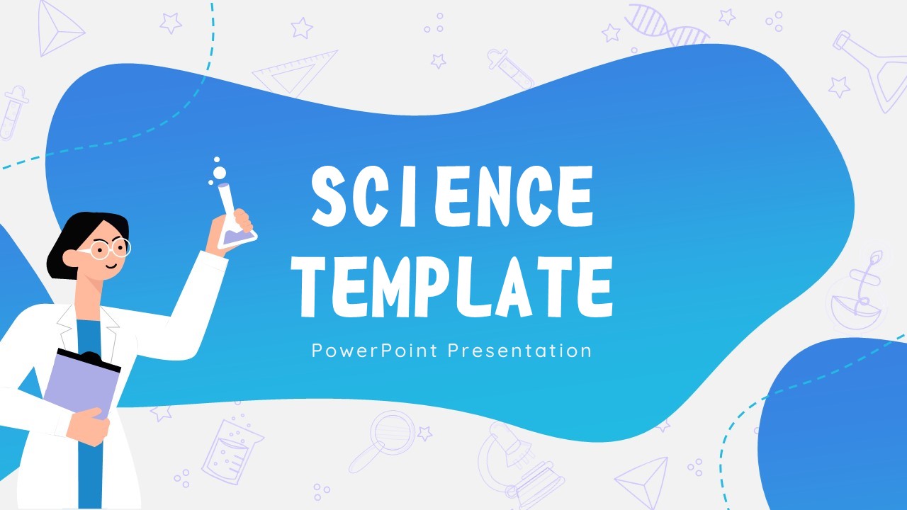 Detail Science Background For Powerpoint Nomer 25