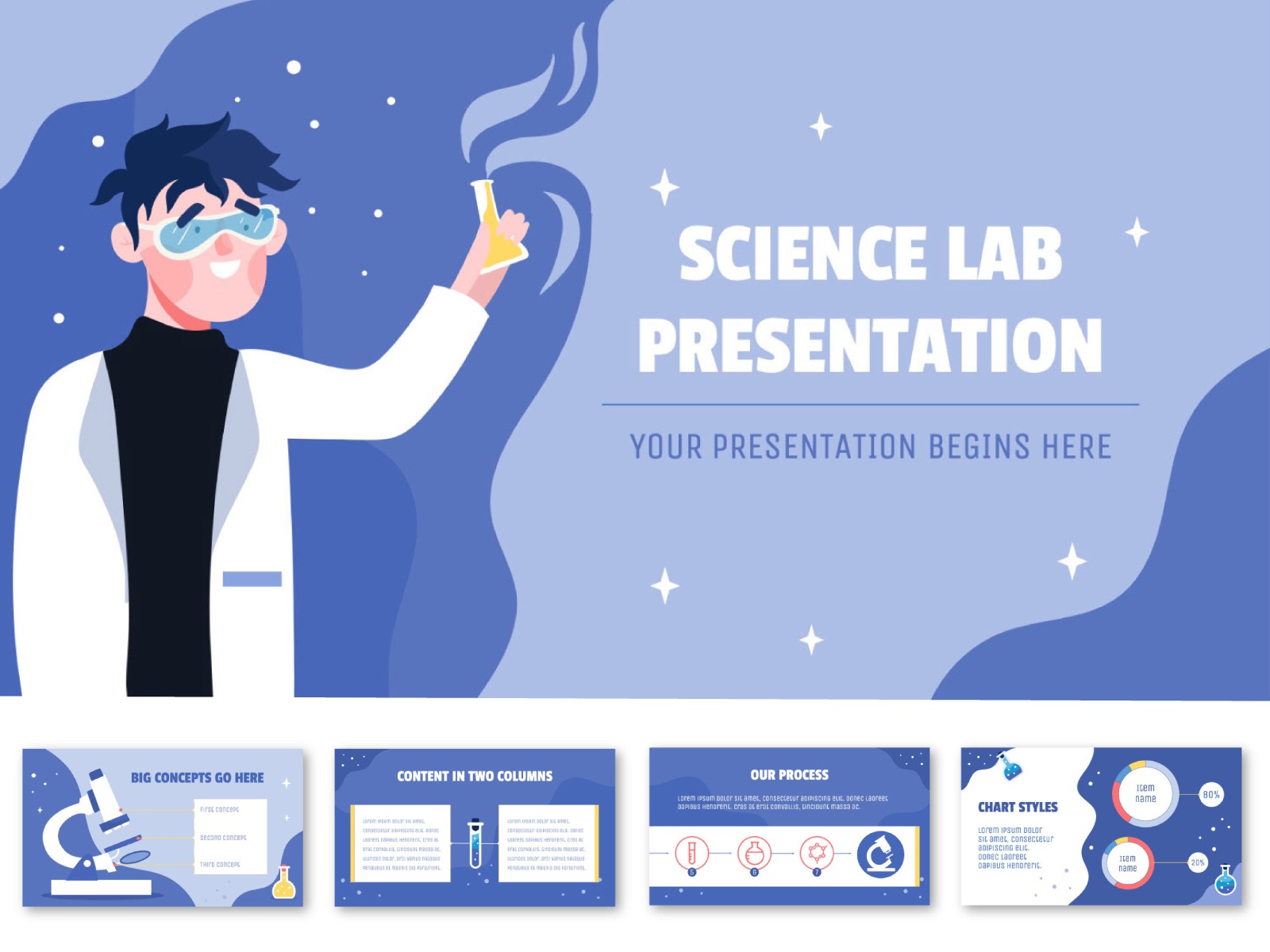 Detail Science Background For Powerpoint Nomer 8